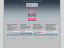 Tablet Screenshot of gebr-hohl.de